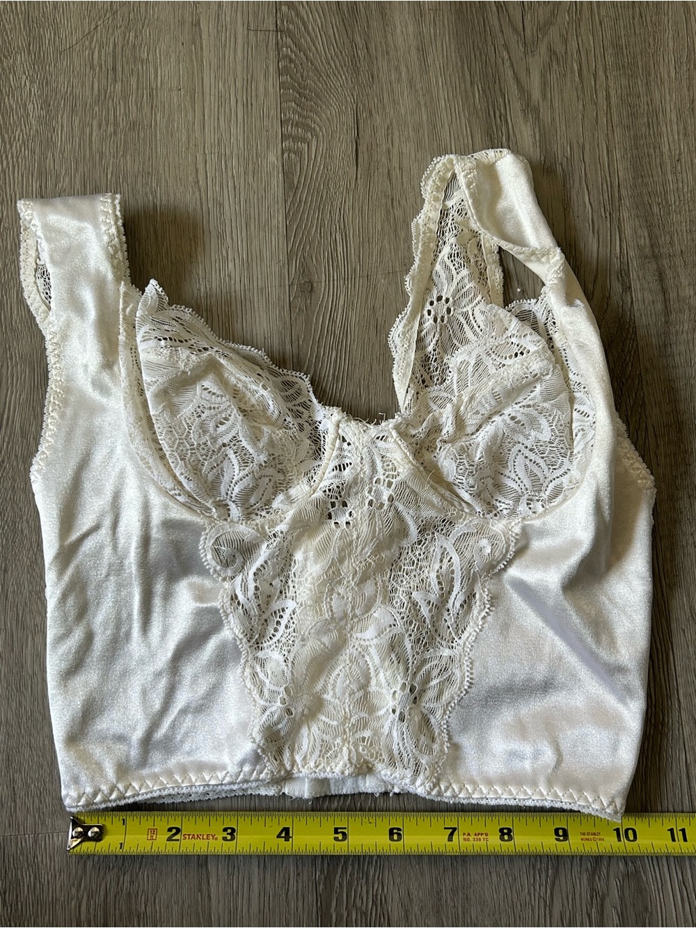 Vintage 80's Victorias Secret Lace Bra Shapewear Corset Secret Gold Label